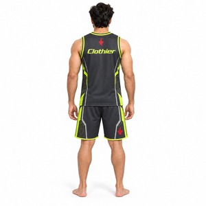 Maillot et short d'uniforme d'équipe de basketball respirants et légers pour l'entraînement, la compétition et l'entraînement sportif - Product Image 4