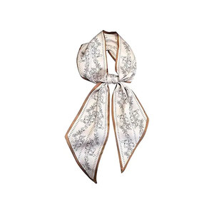 Pañuelos para la cabeza, el cuello y bolsos para mujer, de seda, largos y delgados, al mejor precio. - Product Image 1