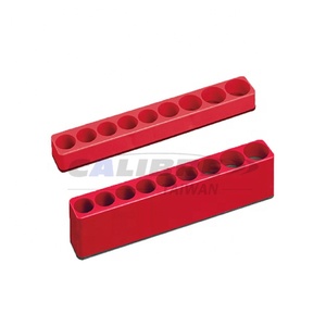 TAIWAN CALIBRE 1/2" Drive Deep or Shallow Magnetic Socket Holder Organizer, Socket Drawer Organizer - Product Image 1