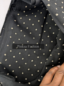 Polka Dot Cotton Fabric - Breathable Black & <b>White</b> Printed Material for Summer Dresses, Shirts, DIY Sewing & Home Textile - Product Image 4