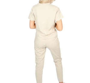 Ensemble de survêtement pour femme avec sweat à capuche et pantalon de jogging assorti, doux, respirant, vêtements de fitness, tenue décontractée quotidienne, fabricant OEM ODM - Product Image 2