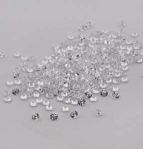 เพชรขาวทรงกลมคุณภาพสูง VS1 ความสะอาดระดับ G+ สี G สำหรับทำเครื่องประดับอัญมณี เช่น แหวน ต่างหู - Product Image 1