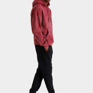 Breathable Men Acid Wash Hoodies Built With Cotton Blended Fabric Offering Soft Feel Comfortable Outdoor And Casual Everyday Use - Product Image 3