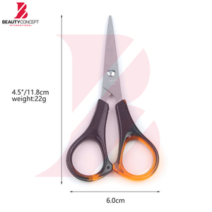 Ciseaux de barbier professionnels de 6 pouces avec manche en plastique, ciseaux à cheveux en acier inoxydable pour les fournitures de coiffure en salon - Product Image 2