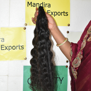 100% Vierge Vietnamien Extensions De Cheveux Humains Brut Non Transformé Double Trame Ondulé Vendeurs Temple Lâche Profonde Naturel Vague Style Bande - Product Image 2