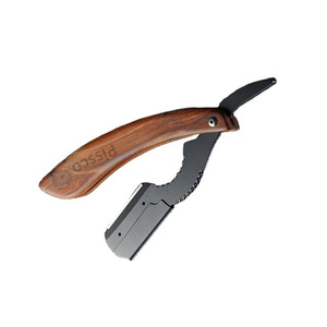 Rasoir pliant de salon pour barbe et cheveux, rasoir de coiffeur - Product Image 4