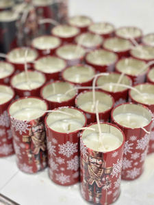 Bougie parfumée élégante avec logo personnalisé en cire de noix de coco pour les cadeaux de Noël et la décoration de la maison en gros - Product Image 2