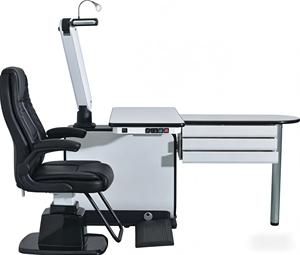 ชุดตรวจวัดสายตาไฟฟ้าคุณภาพสูง WELLSIGHT WS-1100 พร้อมแท่นวางขนาดใหญ่  พร้อมฟังก์ชั่นโฟโรปเตอร์ไฟฟ้า และลิ้นชักเก็บอุปกรณ์แบบนุ่ม - Product Image 2