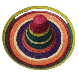 Sombrero Mexicano Premium de Vietnam, de Paja, con Ala Ancha, Hecho a Mano, para Festivales de Verano, Disfraces, Ropa de Playa y Uso al Aire Libre - Product Image 1