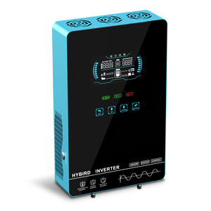 Convertisseur solaire hybride PV 350Vdc, <span class=keywords><strong>4000W</strong></span> DC 24V vers AC 120V avec contrôleur de charge MPPT 140A, compatible avec les batteries au lithium - Product Image 1