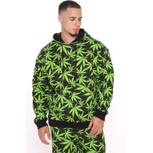 Y2K Otoño Invierno Streetwear moda 2 piezas conjuntos personalizados pantalla impresa chándal conjunto algodón polar hombres Jogger chándal conjunto - Product Image 2