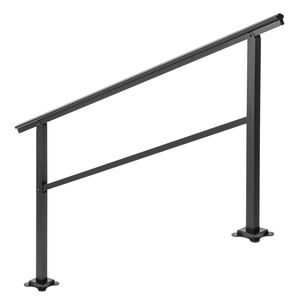 Corrimano per Scale da Esterno in Alluminio, Portata 75 kg, 152 x 89 cm, Dispositivo di Assistenza per Scale Esterne di Transizione - Product Image 3