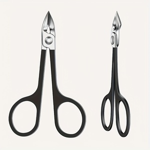 Tijeras Profesionales para Uñas, Curvas, de Acero Inoxidable, para Recortar Cutículas, Manicura, Pedicura, Cortauñas - Product Image 5