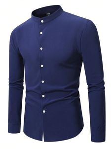 Camisa de Vestir para Hombre, Diseño Estampado Premium, Tela Satén Suave, Manga Larga, Casual, Formal, Transpirable, con Logotipo Personalizado - Product Image 2