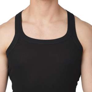 Camiseta Deportiva sin Mangas para Hombre, Personalizada, de Tela de Algodón Acanalado, Transpirable, Fabricante de Ropa al Por Mayor - Product Image 2