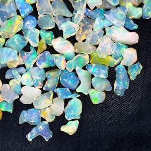 Opales brutes éthiopiennes de grande taille 10-16MM, opales brutes en gros, opales de Welo, opales éclatantes, opales blanches polies - Product Image 5