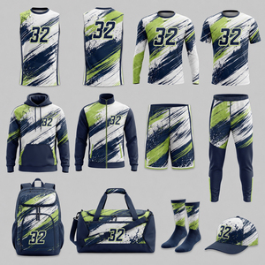 Nouveaux arrivages : ensemble de football 7 sur 7 avec impression par sublimation, en vente. Vêtements de sport de haute qualité, respirants, uniforme de football 7 sur 7 pour hommes. - Product Image 3