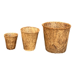 Meilleur Prix 2026 Pot en Fibre de Coco du Vietnam Conçu pour la Pépinière, le Jardinage, la Plantation et les Applications Décoratives - Product Image 1