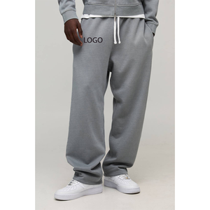 Pantalon de jogging en molleton de coton épais américain pour homme, haute performance, pour activités de plein air, randonnée, course à pied, automne, long, vêtement de sport, ODM - Product Image 5