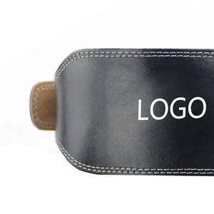 Ceinture de Soutien Professionnelle en Cuir Véritable pour Musculation et Haltérophilie avec Logo Personnalisé pour Équipement de Fitness - Product Image 6