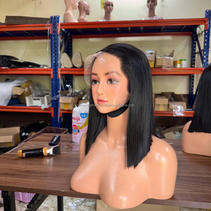 Premium Raw Hair Vietnamese Human Hair Lace Front Wigs for Lace Glueless Natural Color Smooth Straight Wave Bouncy - Product Image 3