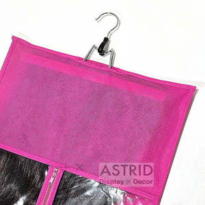 Astrid 38x80ซม. กระเป๋าใส่วิกผมผ้าใยสังเคราะห์แบบใช้ซ้ำได้พร้อมโลโก้ที่ออกแบบได้เองขนาดใหญ่สำหรับแขวน - Product Image 5