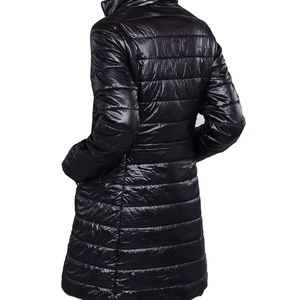 แจ็คแอนด์จิล ลอง แบล็ค แพ็คเคเบิ้ลแจ็คเก็ตผู้หญิง เสื้อโค้ทกันหนาวน้ำหนักเบาแบบควิลท์  เสื้อพัฟเฟอร์อุ่นๆ สำหรับเดินทาง ท่องเที่ยวกลางแจ้ง แฟชั่นเสื้อคลุม - Product Image 2