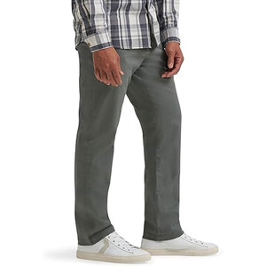 Pantalones Chinos de Corte Recto para Hombre, Cómodos, de Mezcla de Algodón, Casuales, para Oficina, Trabajo, Slim Fit, Premium, para Uso Diario - Product Image 3