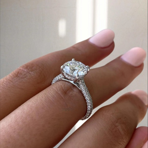IGI Certified 2.70 Carat Lab Grown <b>Diamond</b> Engagement <b>Ring</b> for Women 14K 18K Gold Luxury Wedding Bridal Jewelry Gift - Product Image 3