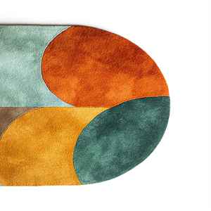 Alfombra Moderna Grande con Diseño Floral para Interiores, Alfombra de Lana Suave Hecha a Mano para Sala de Estar y Dormitorio, Pelo Alto, Antideslizante e Impermeable - Product Image 4