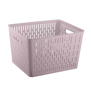 Cesta grande de plástico con diseño de ladrillo - Product Image 4