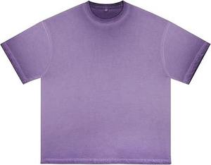 Men Drop Shoulders Acid Wash Vintage T Shirts Men Casual Crew Neck Stone Washed Men's Acid Wash T-Shirts - Product Image 4