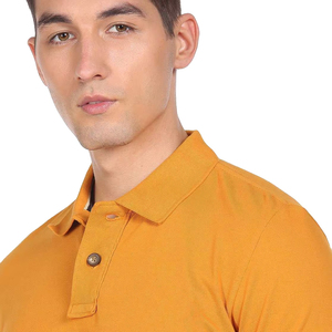 เสื้อโปโลผู้ชายคุณภาพสูง พิมพ์ลายตามสั่ง ระบายอากาศได้ดี ผ้าฝ้ายถักไร้ตะเข็บ ยืดหยุ่น เป็นมิตรกับสิ่งแวดล้อม แขนสั้น - Product Image 5