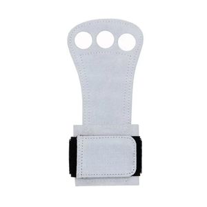 Poignées de gymnastique en cuir à 2 trous pour tractions et musculation, protection de la paume, équipement de fitness personnalisable avec logo - Product Image 5