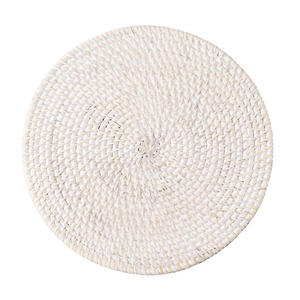 Mantel Individual de ratán ecológico hecho a mano, diseño básico, patrón tejido, almohadilla de cocina cuadrada/ovalada Natural, cajas de embalaje al por mayor - Product Image 1
