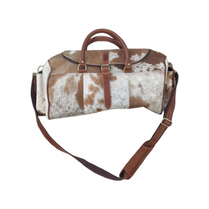 Mochila de viaje de cuero unisex Hairon, bolso de lona personalizable, aleación hecha a mano, multifuncional, deportes, viaje, piel de vaca personalizada - Product Image 3