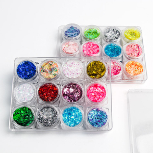 24 Colors Holographic Body <b>Glitter</b> <b>Gel</b>, Long-Lasting Cosmetic <b>Glitter</b> for Face & <b>Hair</b> - Product Image 4