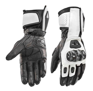 Gants de moto en cuir blanc pleine main unisexe du fabricant – Équipement de protection pour la conduite, idéal pour la vente en gros et les commandes personnalisées - Product Image 6