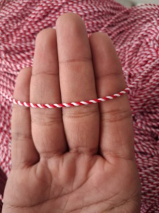 Cordon de macramé métallique 3 mm 3 brins, or et argent, écologique, haute ténacité, 50 m, ethnique, pour la maison, les textiles, les sacs, les chaussures, les vêtements - Product Image 4