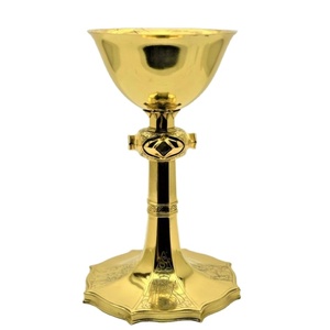 Calice en laiton très demandé, couleur laiton, personnalisable avec gravure, fait main, de haute qualité, articles religieux. - Product Image 1