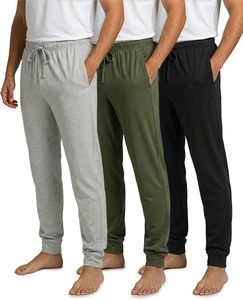 Ensemble de vêtements de détente d'été pour homme, confortable et écologique, en coton tricoté doux, t-shirt à manches longues et short assortis - Product Image 1