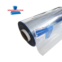 Rouleau de film PVC souple transparent normal, résistant à l'humidité, feuille de plastique flexible transparente pour l'emballage de produits et de meubles