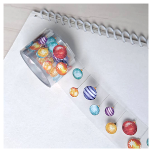 Cinta transparente PET de cristal con lámina de oro personalizada - Product Image 4