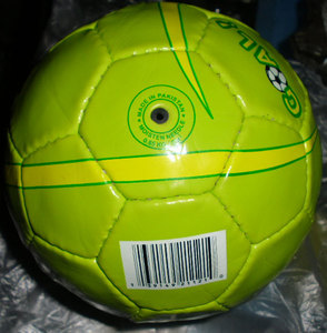 <b>Mini</b> Ball Size 2 with BARCODE - Product Image 1