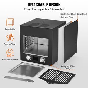 Griglia Elettrica a Infrarossi Senza Fumo da 1800W per Interni, Fornello per Bistecche in Acciaio Inox, 1450 Fahrenheit, 6 Livelli di Regolazione - Product Image 5