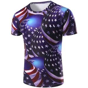 Camiseta Personalizada con Cuello Redondo de Algodón/Bambú con Estampado por Sublimación, Transpirable, Color y Diseño Personalizados, Servicio ODM OEM, Ropa Urbana - Product Image 5