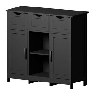 Mobili contenitori in legno con cassetti e ripiani, mobiletto decorativo per soggiorno, camera da letto, bagno - Product Image 6