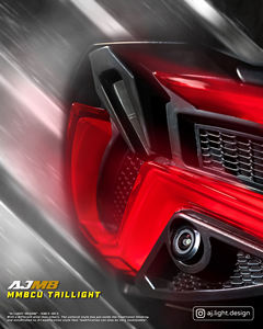 Luz Trasera LED Roja AJLIGHT DESIGN AJMB-TL para Motocicleta, Reequipamiento/Actualización, 1 Lente, Garantía de 12 Meses, Compatible con TW MMBCU - Product Image 4