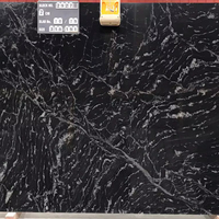 Granit Lempengan Besar Modern Polesan Hitam untuk Meja Dapur, Tangga Ruang Makan, Meja Rias Ruang Tamu & Eksterior Vila