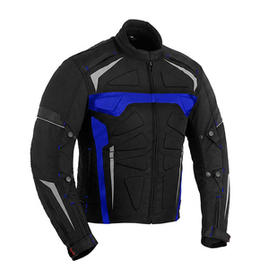 Combinaison de moto pour homme, manches longues, couleurs contrastées, coupe-vent, respirante, vêtements de course toutes saisons - Product Image 3